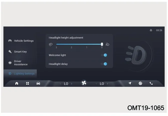 تنظیم سیستم مشایعت تا درب منزل در مانیتور فونیکس FX EV