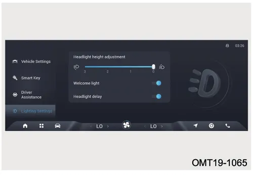 تنظیم سیستم مشایعت تا درب منزل در مانیتور فونیکس FX EV