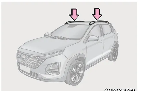 محل باربند روی سقف X33 کراس CVT