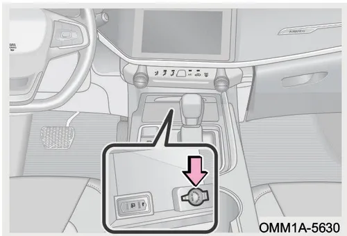 موقعیت سوکت برق 12V و پورت USB