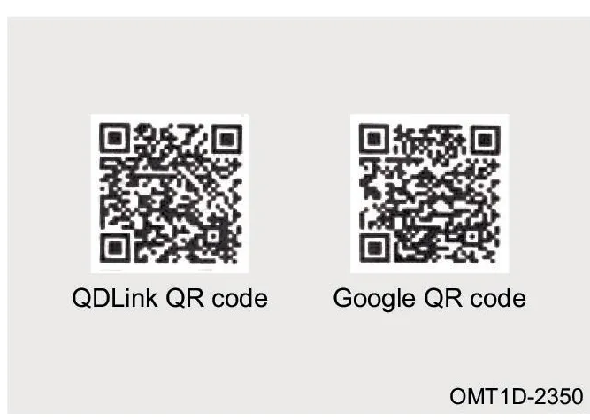 کدهای QR برای دانلود نرمافزار QDLink و Google QR code