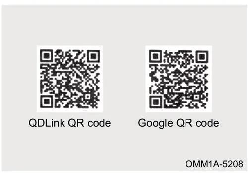 کدهای QR جهت اسکن و دانلود برنامه QDLink