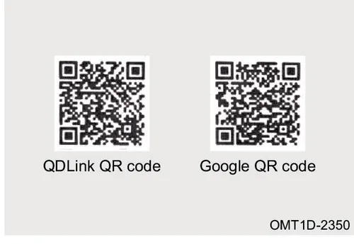 کدهای QR برای دانلود نرمافزار QDLink و Google QR code