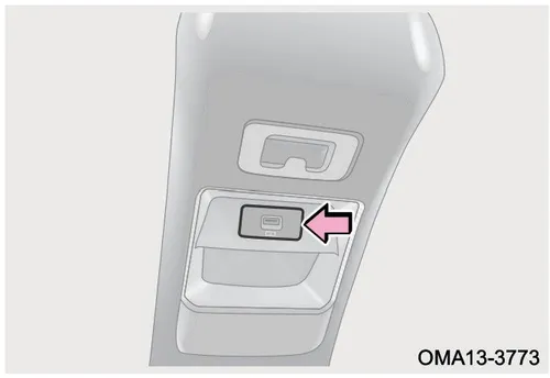 پورت USB عقبی پشت کنسول وسط