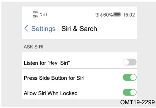 تنظیمات Siri & Search
