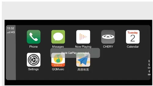 صفحه اصلی رابط کاربری Apple CarPlay