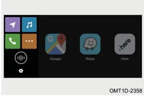 رابط کاربری برنامه QDLink در نمایشگر خودرو