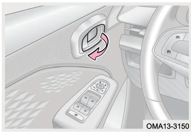 دستگیره داخلی درب X33 کراس CVT