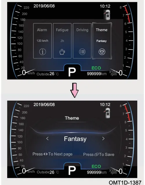مراحل تنظیم پس‌زمینه در نمایشگر