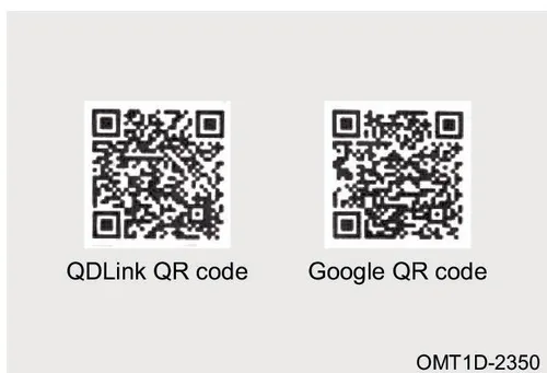 کدهای QR جهت دانلود نرمافزار شامل QDLink QR code و Google QR code