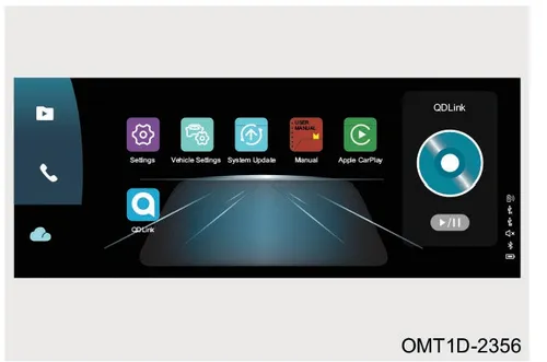 صفحه منوی اصلی و آیکون QDLink