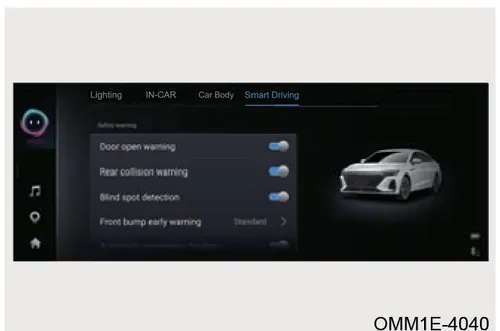 تنظیمات BSD و سیستمهای مرتبط در Smart Driving