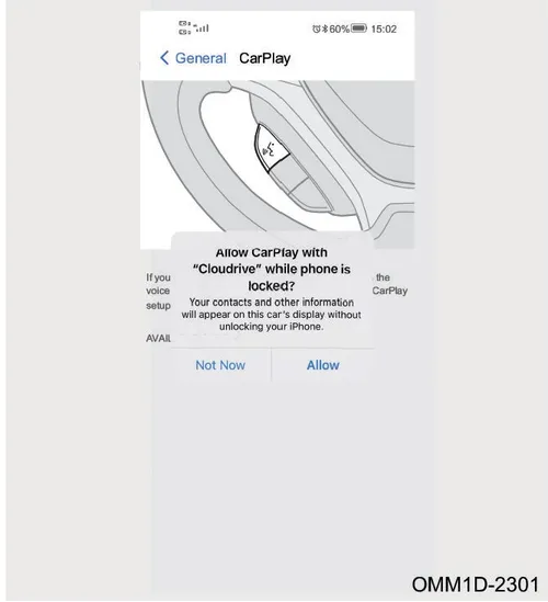 درخواست مجوز CarPlay در iPhone