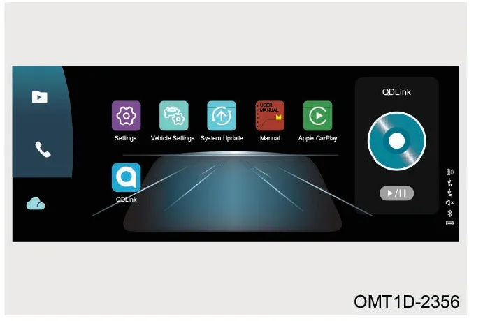 صفحه اپلیکیشنهای مانیتور و آیکون QDLink