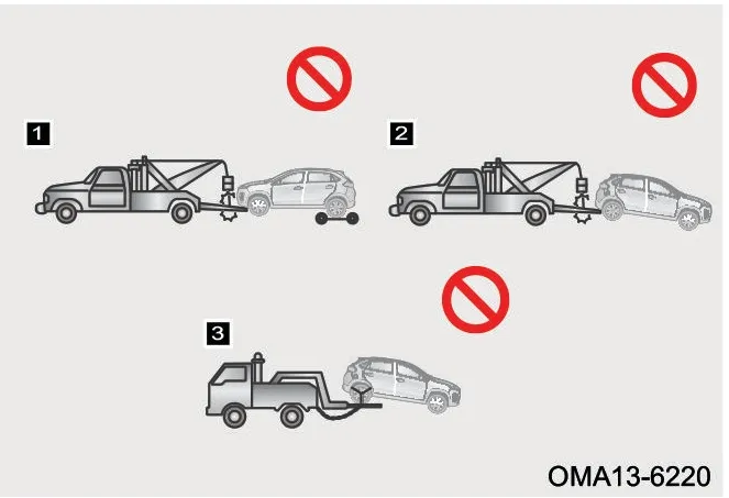 شیوههای نادرست حمل خودرو با جرثقیل و زنجیر