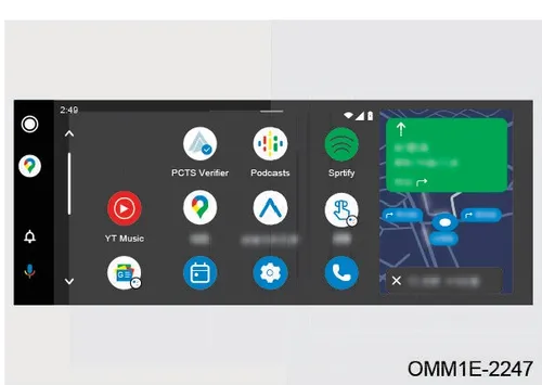 آیکون Android Auto در منوی برنامهها