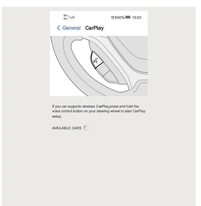 تنظیمات CarPlay در موبایل