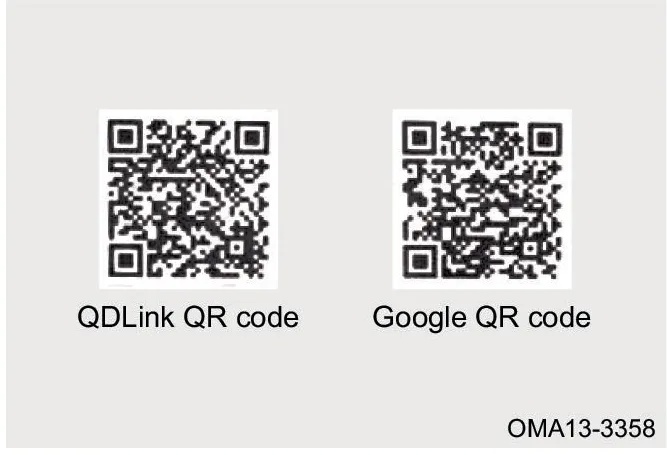 QR کدهای دانلود QDLink و Google Play