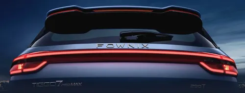 طراحی خارجی تیگو 7 پرو مکس AWD مدیران خودرو چراغ‌های LED
