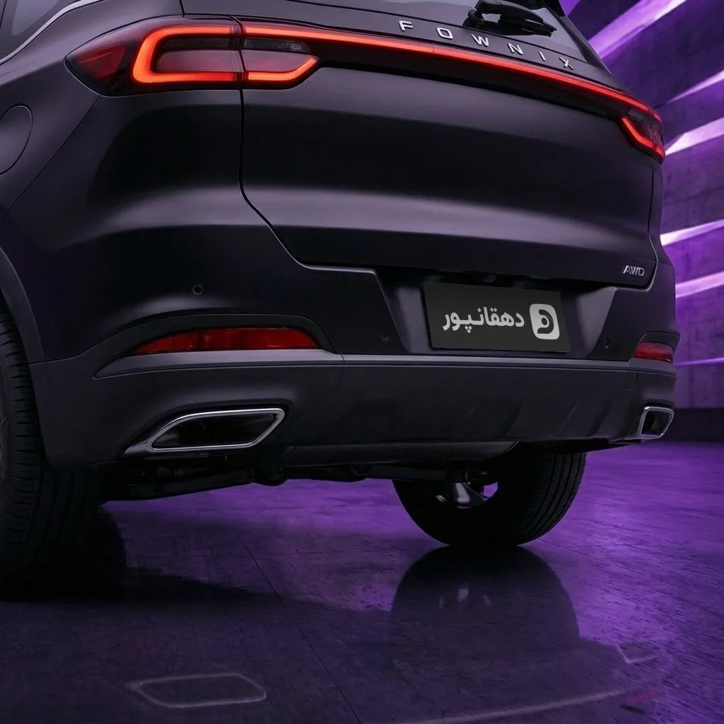 طراحی خارجی تیگو 7 پرو مکس AWD مدیران خودرو اگزوز دوگانه