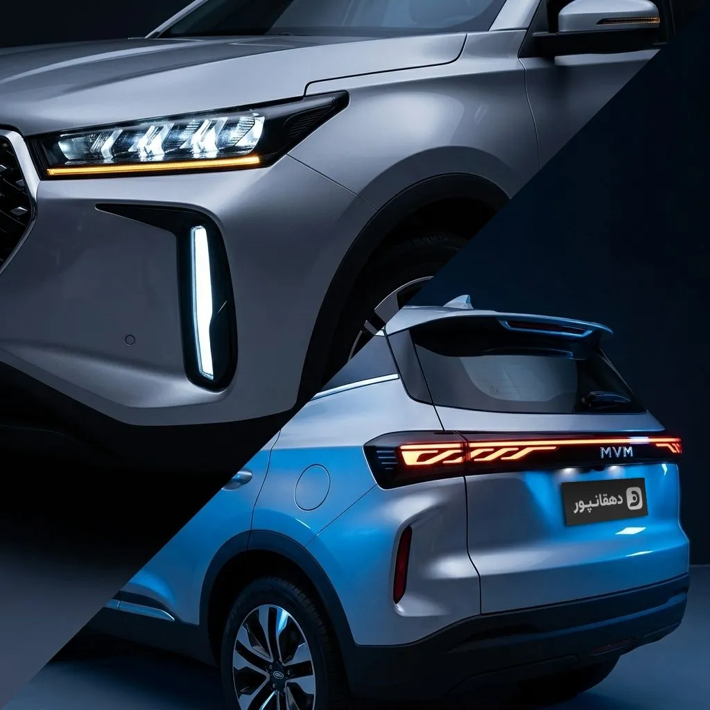 طراحی خارجی ام وی ام X5 مدیران خودرو سیستم روشنایی کامل LED